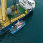 Two 22-metre, 320-tonne harbour tugs shipped from Vietnam to France.